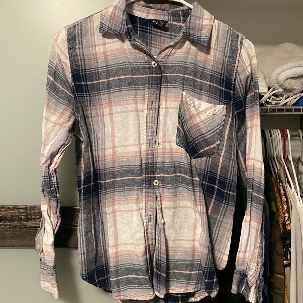 Plaid button up